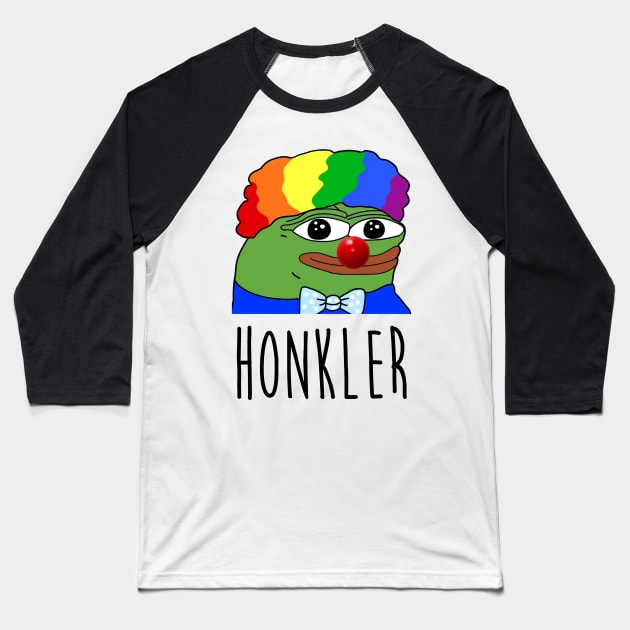 HONKLER - Supreme deity of Clown World Baseball T-Shirt by DrFrazani